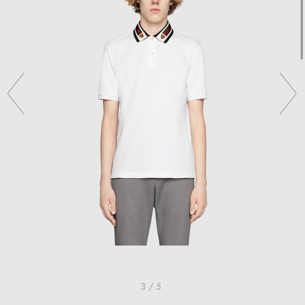 Gucci cotton polo shirt